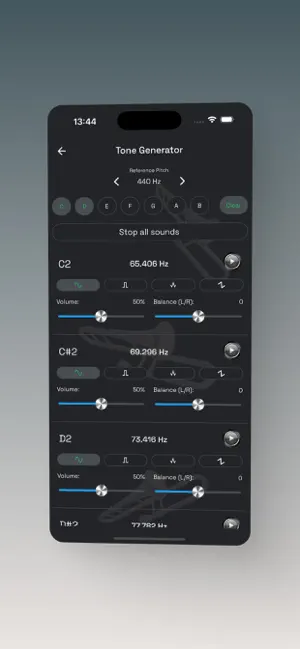 Trombone Tuner: Tone Generator screenshot 2