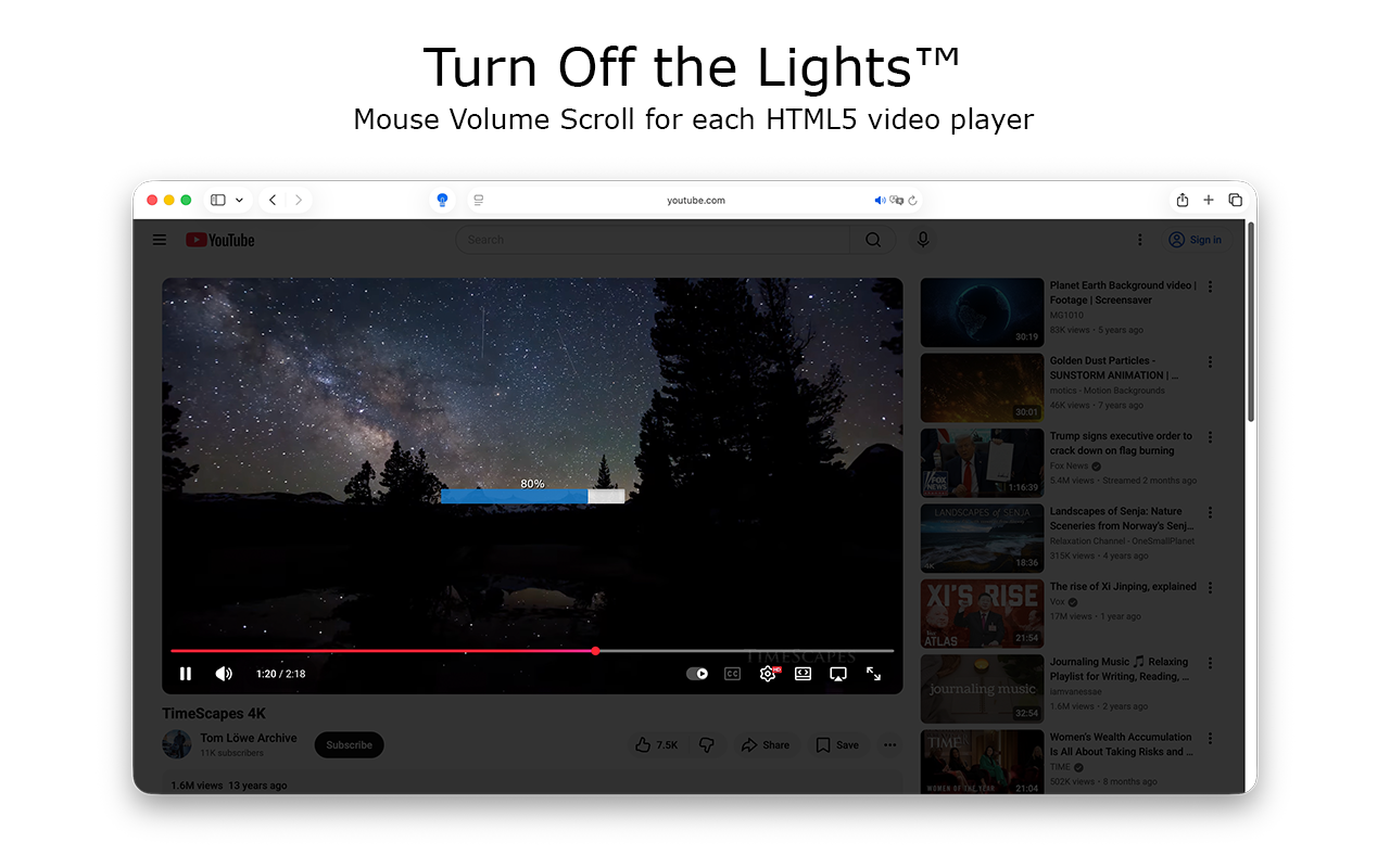 Turn Off the Lights for Safari screenshot 24