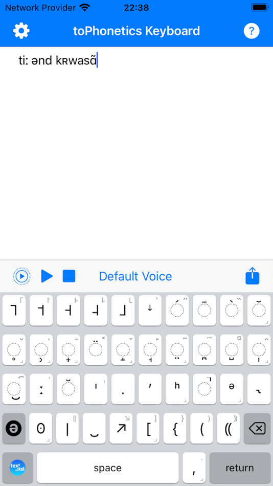 #5. toPhonetics IPA Keyboard (iOS) 由: Mu-sonic
