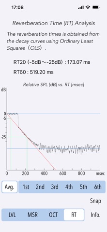 Reverb Time Analyzer Screenshot 8 of 10