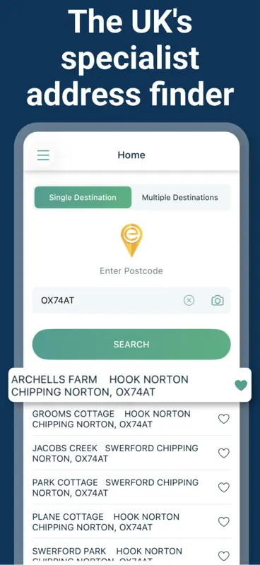 DelM8 UK Address Finder screenshot 1 of 10