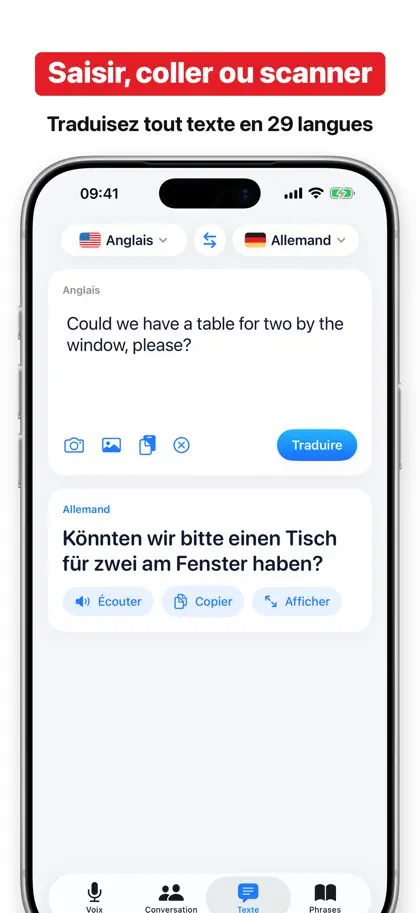 Captura 4 de 6 de Translate Now : Voix & Montre