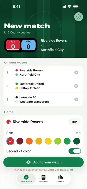 Soccer Ref: Referee Watch screenshot 1