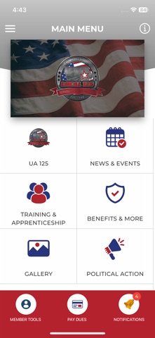 UA 125 iPhone screenshot
