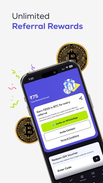CoinSwitch: Bitcoin Crypto App screenshot-6