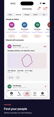 Waypath: Run & Bike Tracker Screenshot 9 of 10