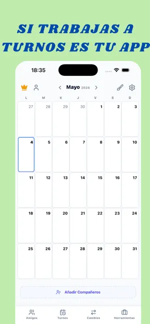 SaniTurnos -Calendario laboral screenshot 1