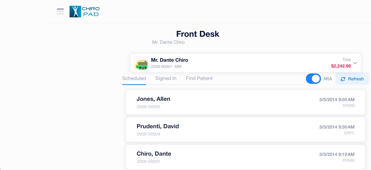 Screenshot 1 of ChiroPad