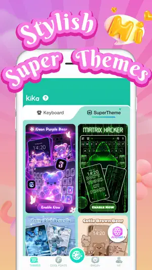 Kika Keyboard: Custom Themes screenshot 3