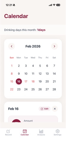 DrinkDays – Alcohol Tracker Screenshot 3 of 5