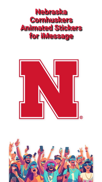 Cornhuskers Sticker Pack 2024 screenshot-0