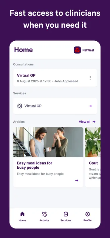 NatWest Health Benefit screenshot 1 of 4