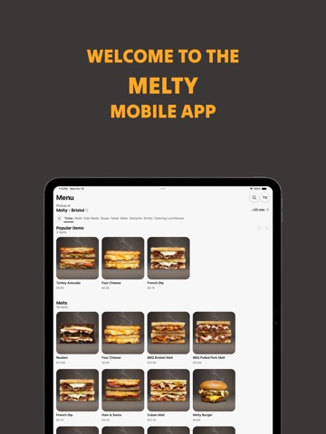 Melty iPad screenshot
