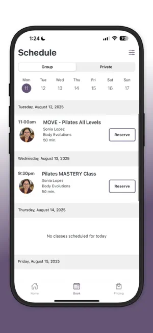 Body Evolutions Fitness screenshot 2