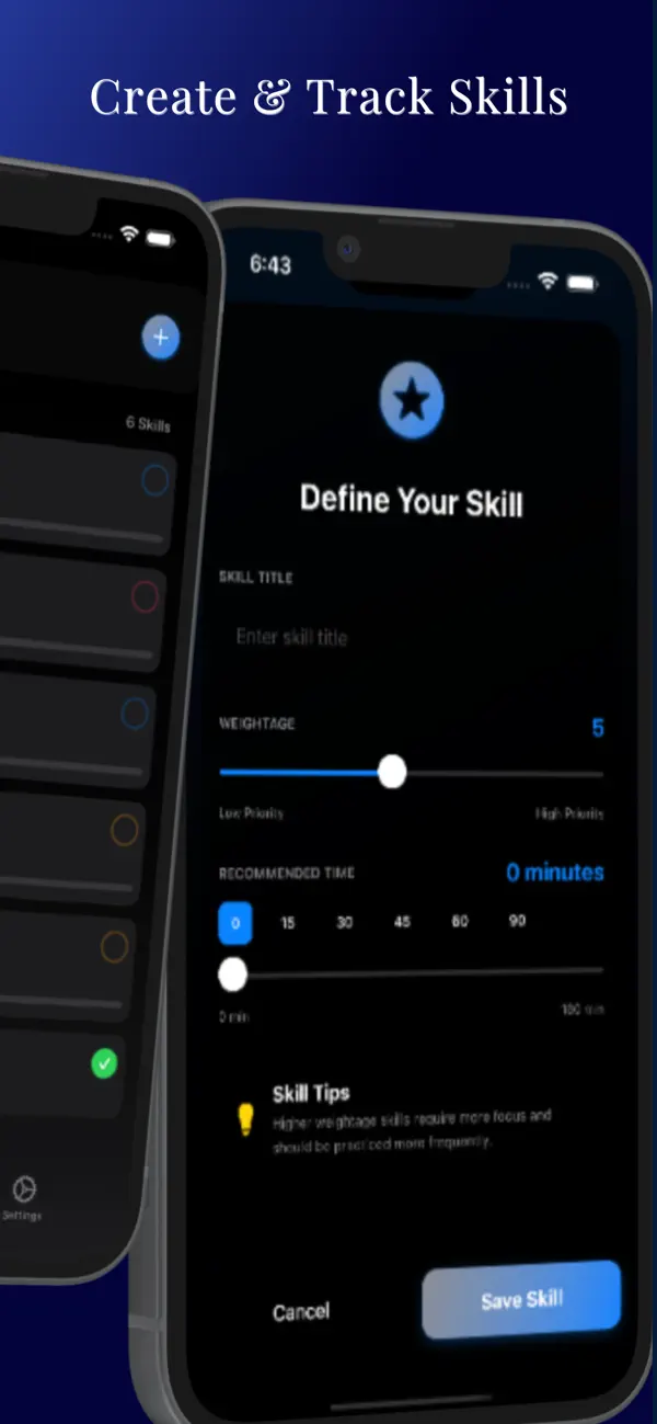 Screenshot #2 pour Skill Manager