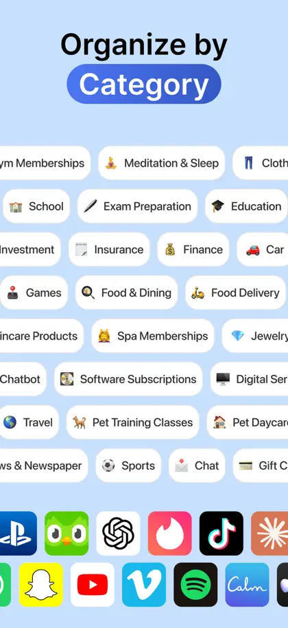 Screenshot 5 von 6 zu SubSeek: Subscription Manager