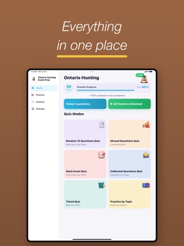 Ontario Hunting Licence Prep iPad screenshot