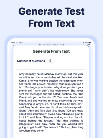 Quiz Maker : Learn With Tests iPad screenshot