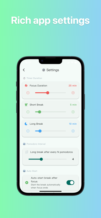Minimal Pomodoro - Focus Timer Screenshot 5 of 6