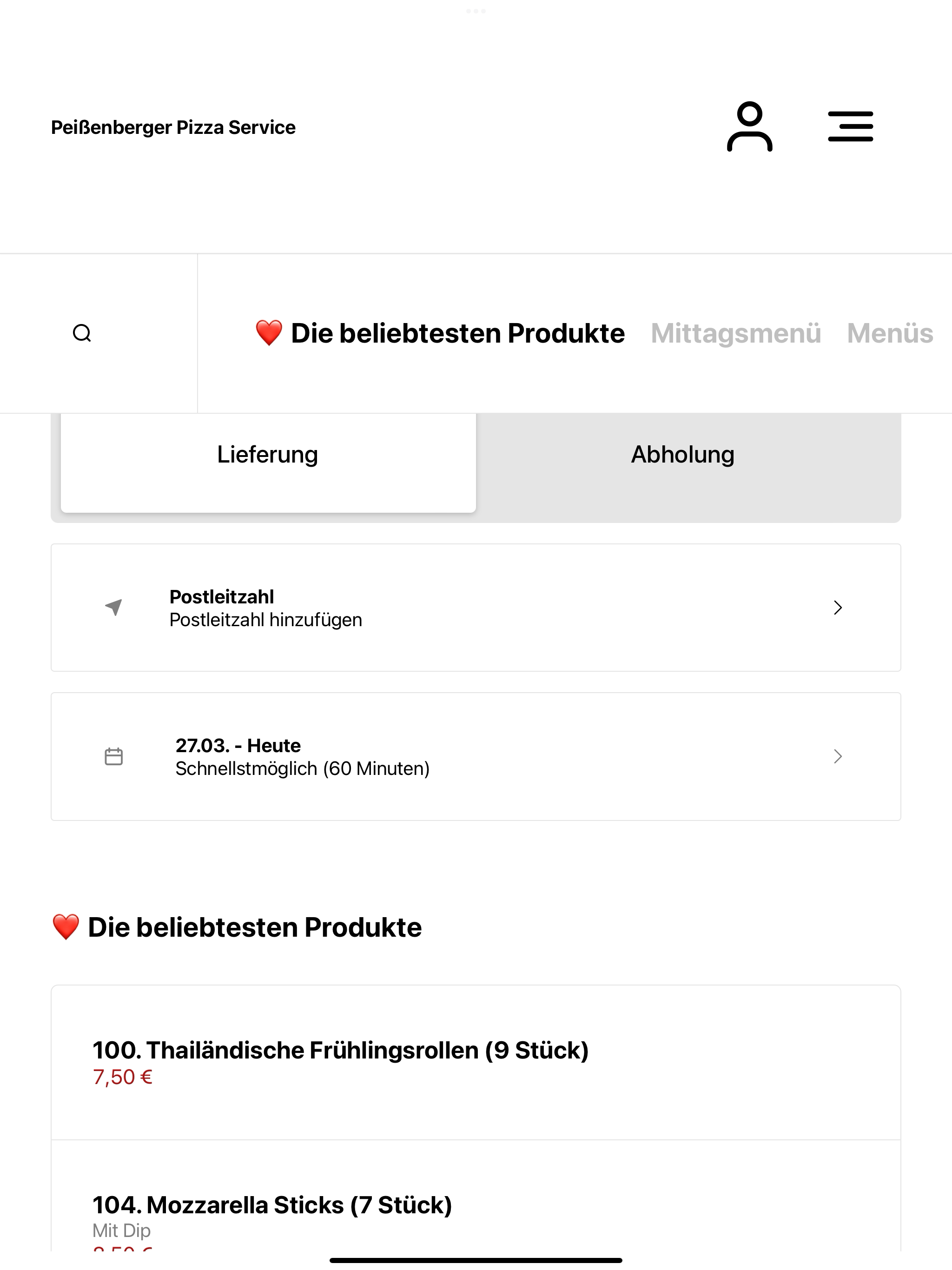 Peißenberger Pizza Service