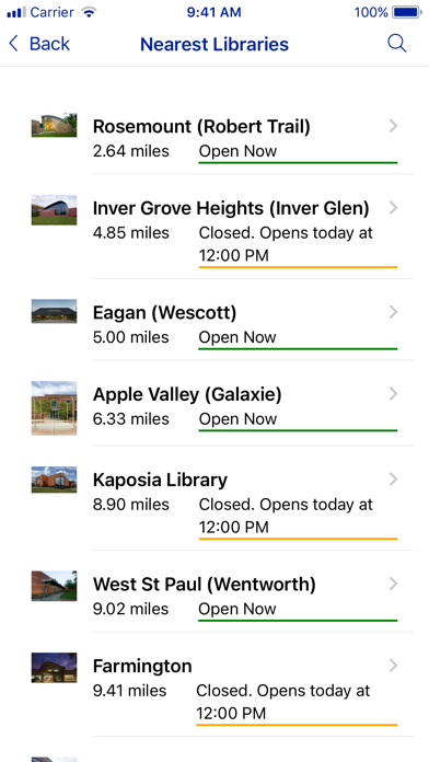 Dakota County Library Screenshot
