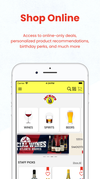 Jackie's Fine Wine and Spirits Screenshot