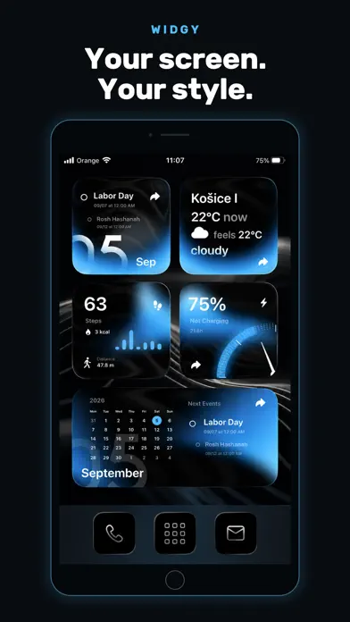 Widgy Widgets: Home/Lock/Watch App Store screenshot 1