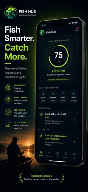 Fish Hub - AI Fishing App screenshot 1