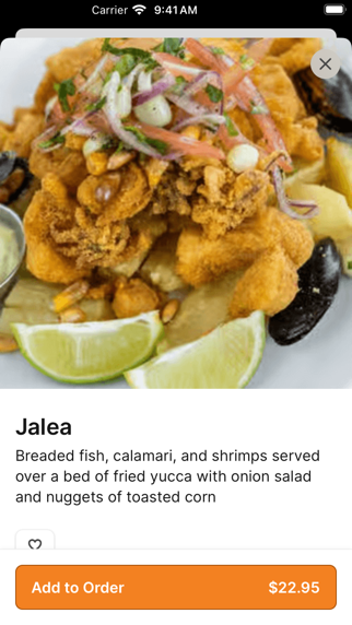 Brasas Peruanas iPhone screenshot 3 - Food & Drink app