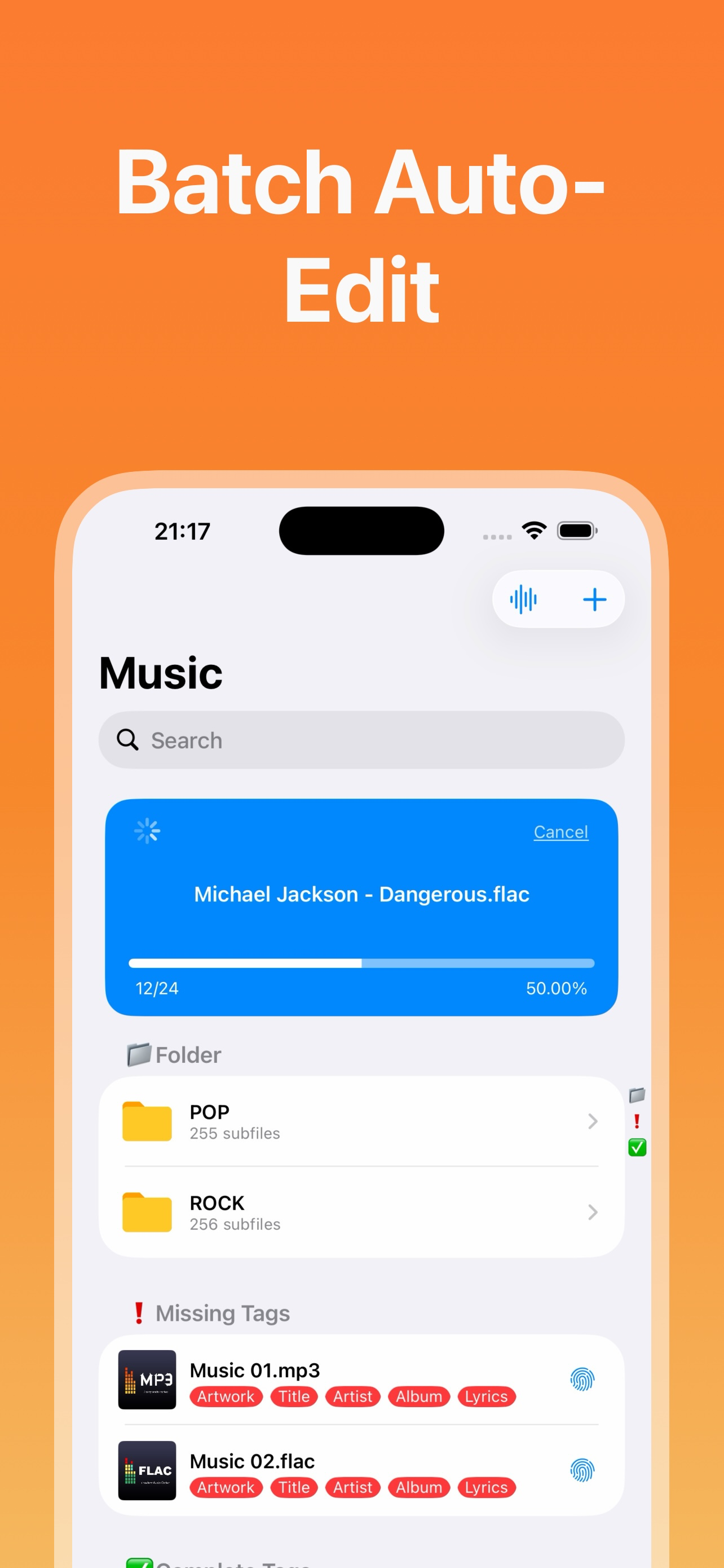 Waketag: Music Tag Editor screenshot 3