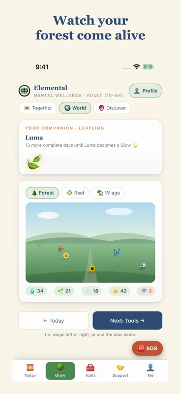 Elemental: Mental Wellness screenshot 2 of 10