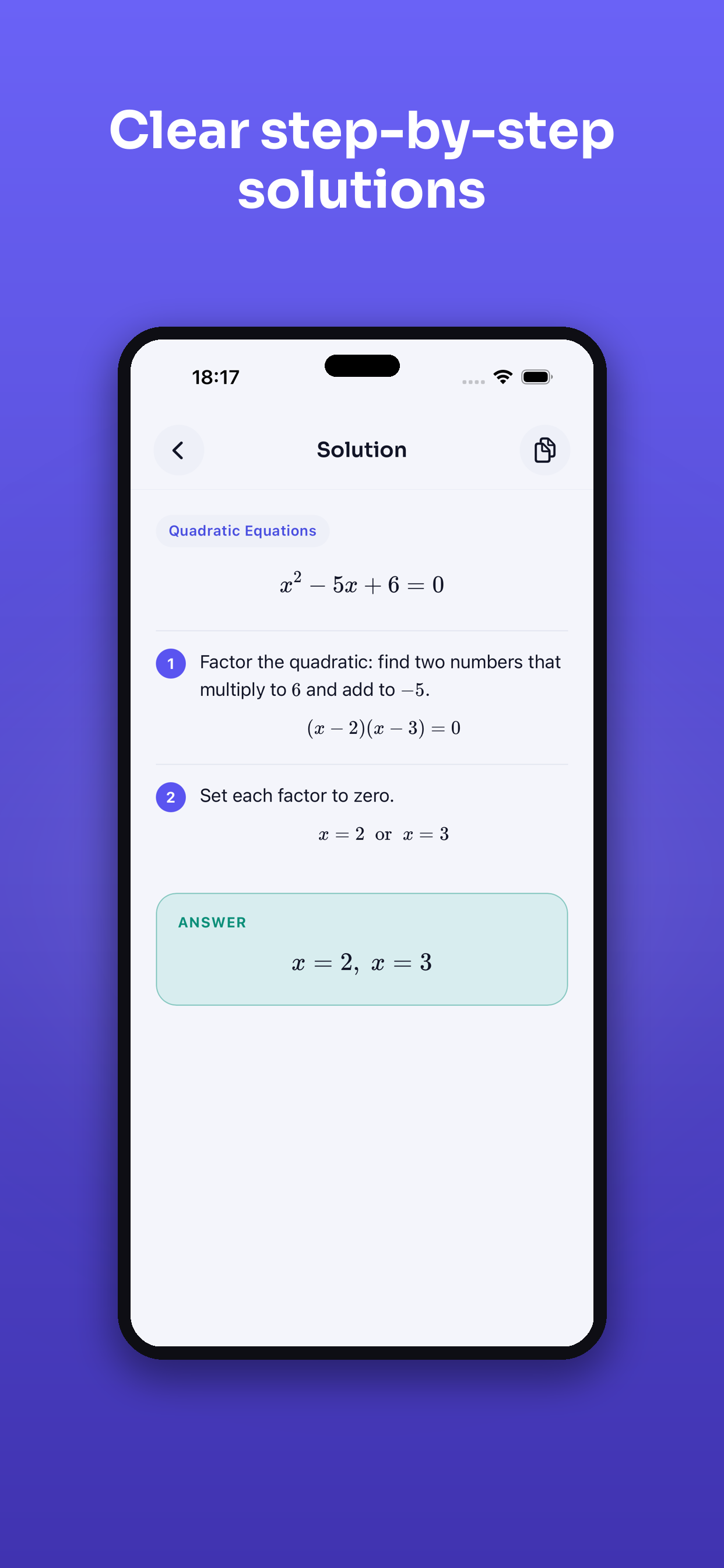AI Math: Scan & Solver screenshot 2