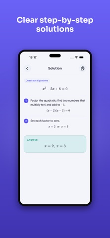 AI Math: Scan & Solver iPhone screenshot