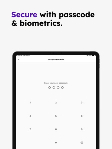 AI Journal & Diary - Reflectr iPad screenshot