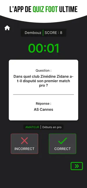 Le Grand Quiz Foot screenshot 1