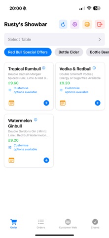 Cirvio Ordering screenshot