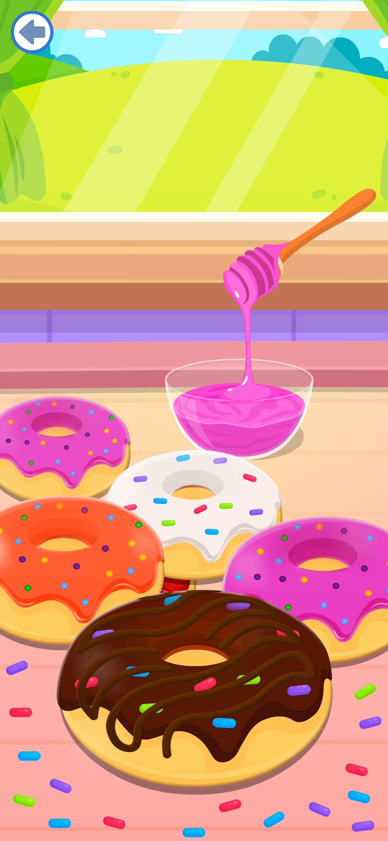 Donut Maker Games for Kids 4-5