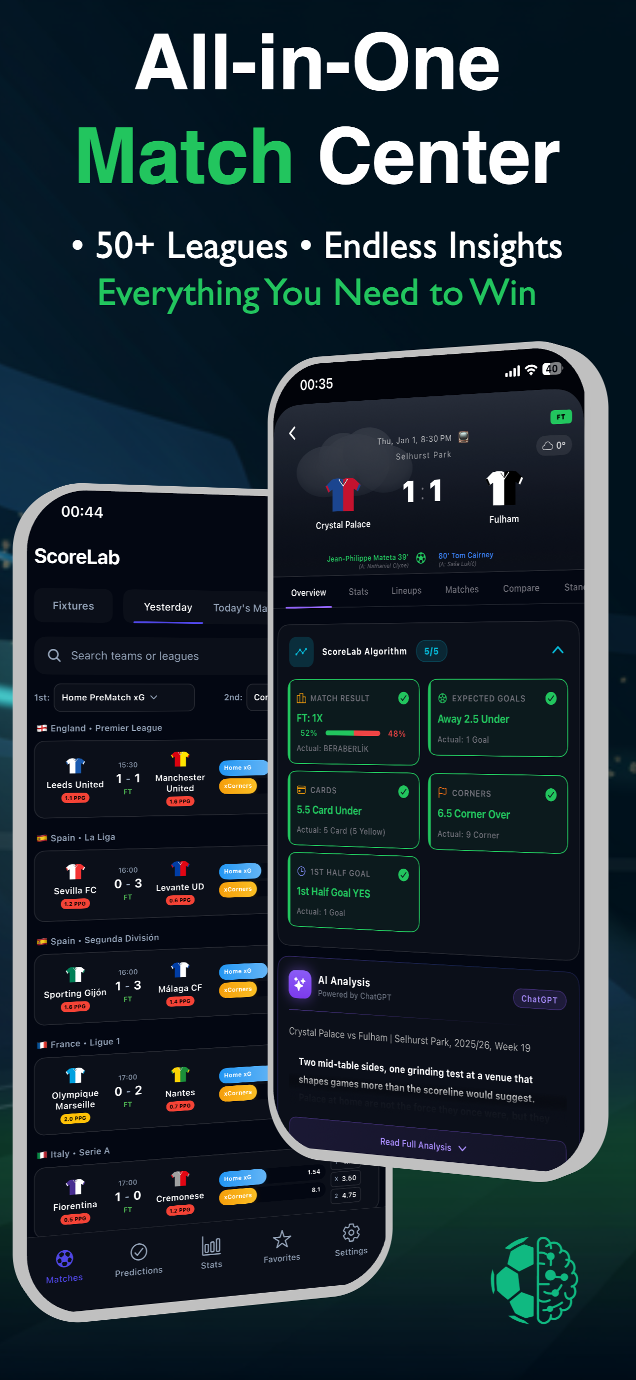 ScoreLab: Soccer Predictions