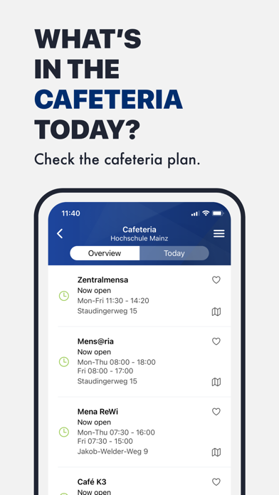 Mainz Campus2Go screenshot
