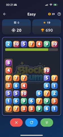 BlockSum: Number Puzzle Game Screenshot 3 of 10