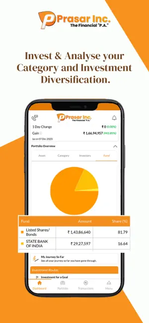 Prasar Inc : Mutual Fund, SIP screenshot 1