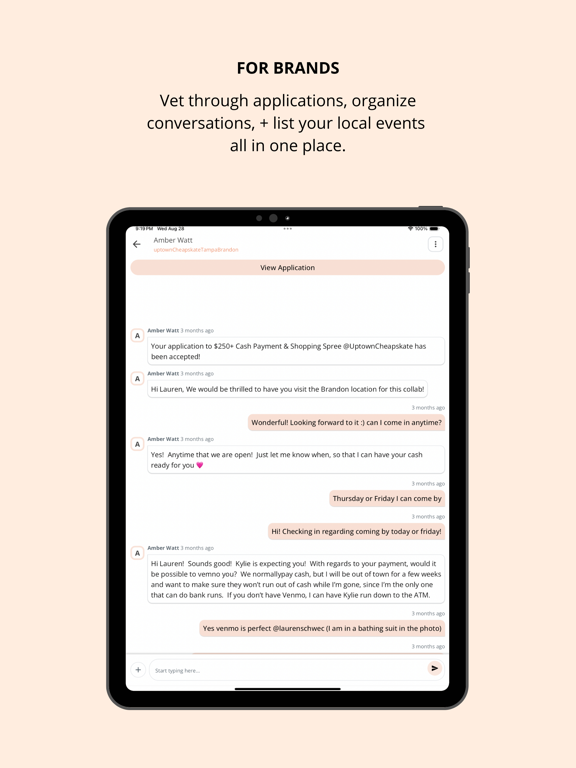 Social Curation Collabs iPad screenshot 7 - Social Networking app