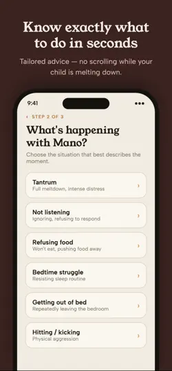 Скриншот CalmParent на iPhone 2