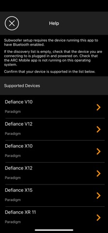 Paradigm Subwoofer Control Screenshot 3 of 9