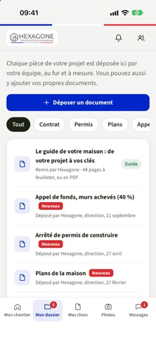 Hexagone - Espace client screenshot 4