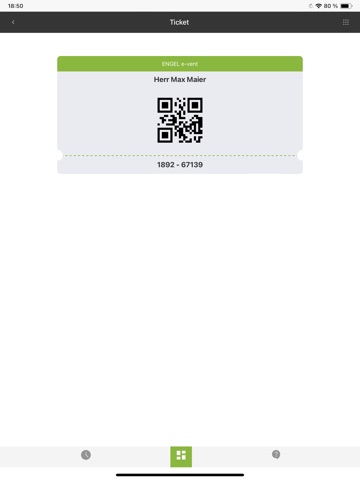 ENGEL e-vent iPad screenshot