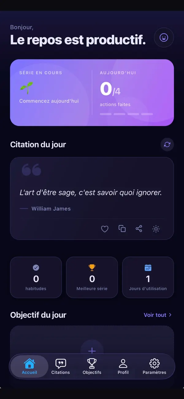 Screenshot #2 pour Motivra - Quotes & Motivation