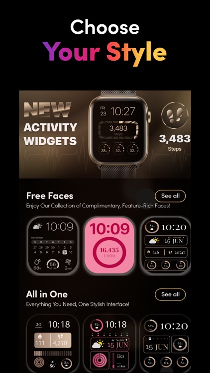 Watch Faces Gallery + Widgets screenshot-6