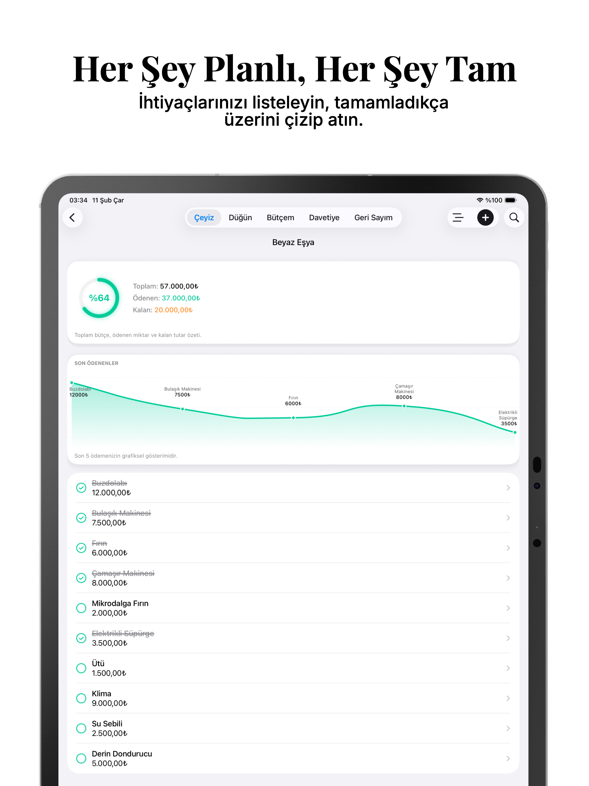 Düğün Listem+ screenshot 11