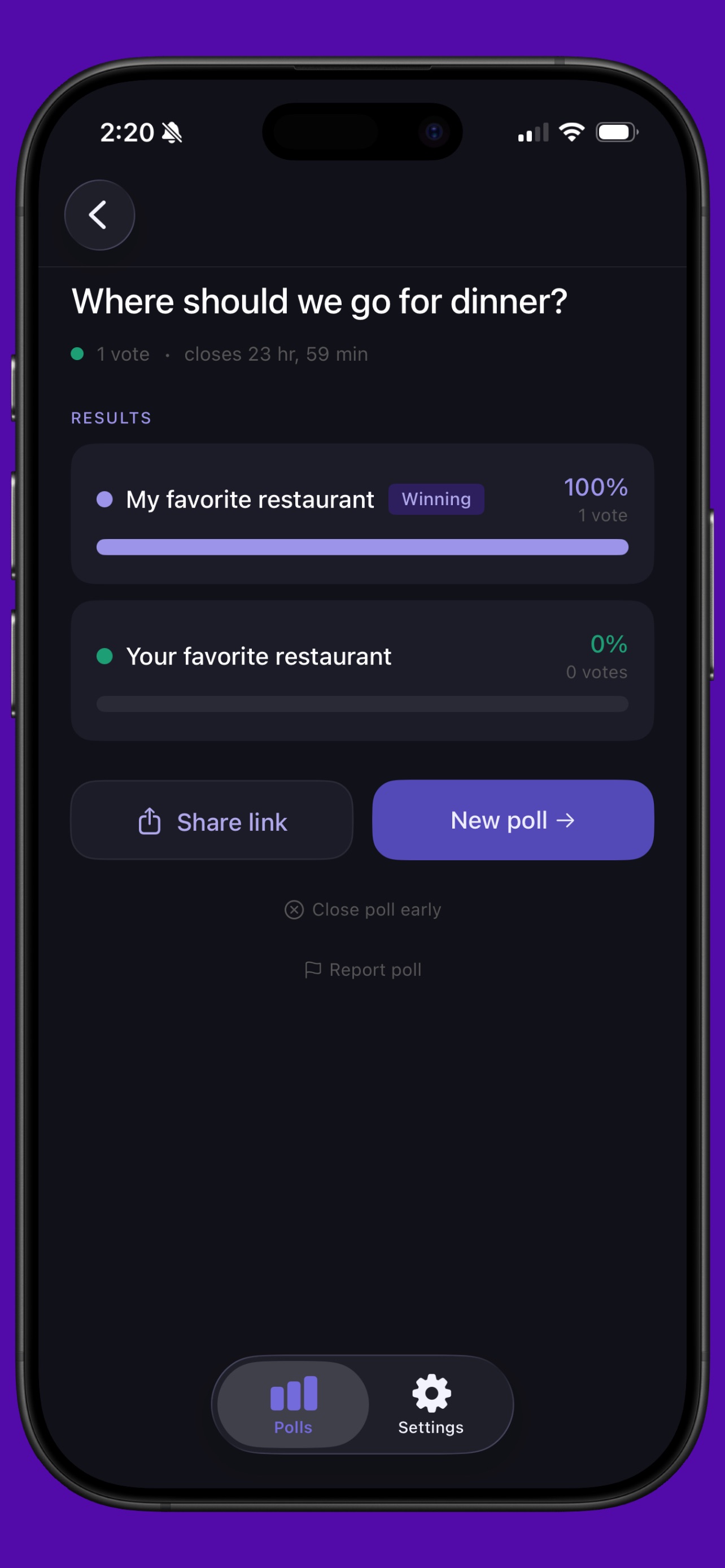 Screenshot 2 of Sway Polls
